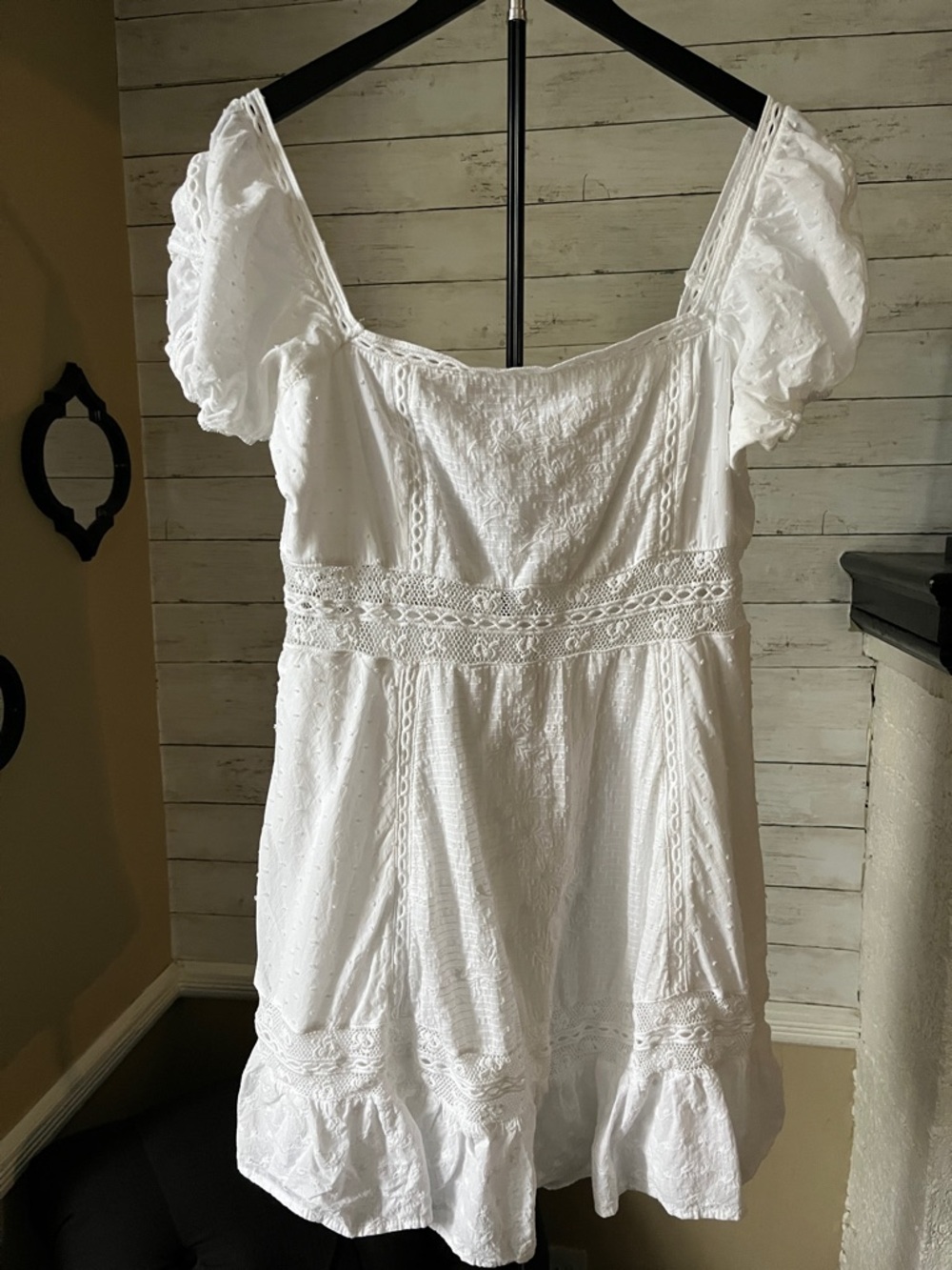 Altar'd State White Eyelet Lace dress